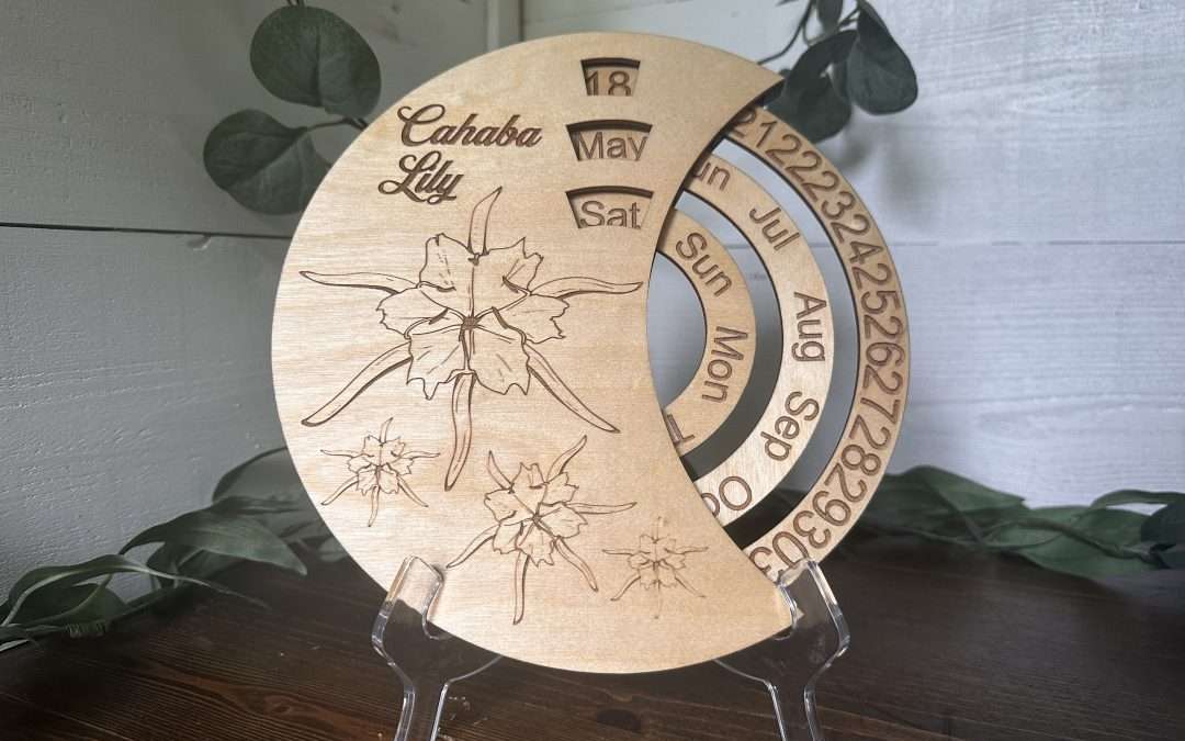 Perpetual Calendar Cahaba Lily, Favorite Bible Verses and Other Themes