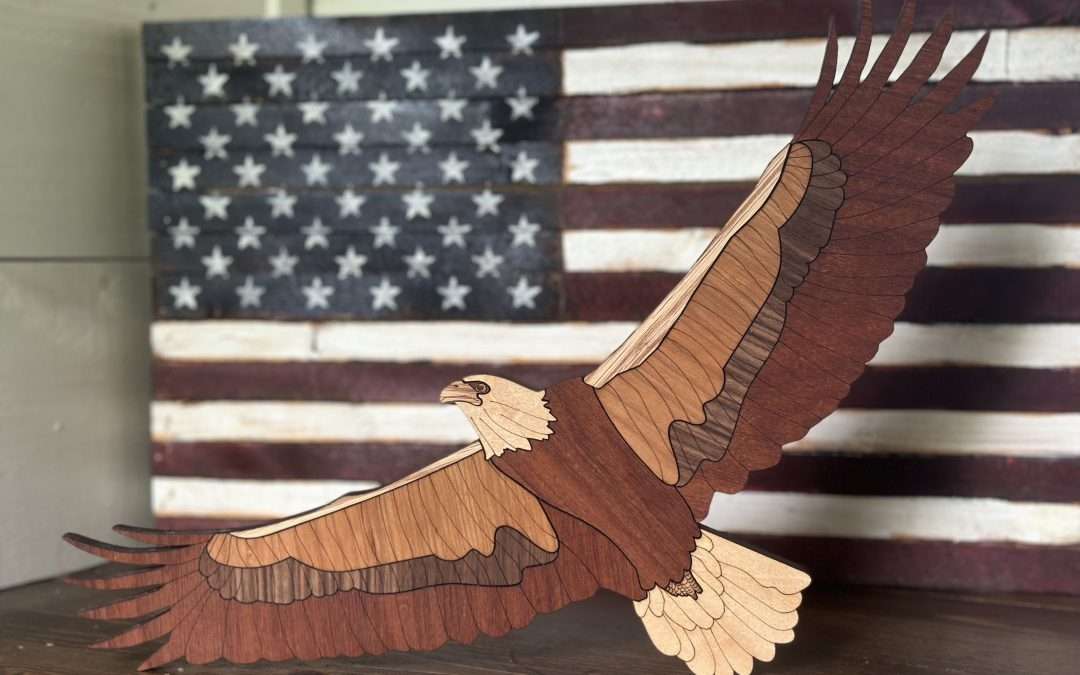 Eagle Wall Decor Handcrafted in the USA