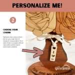 Personalization engraved charm instructions