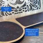 dark stain option view for classic front book valets
