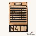 Vintage Style Perpetual Wall Calendar with Mailbox-main